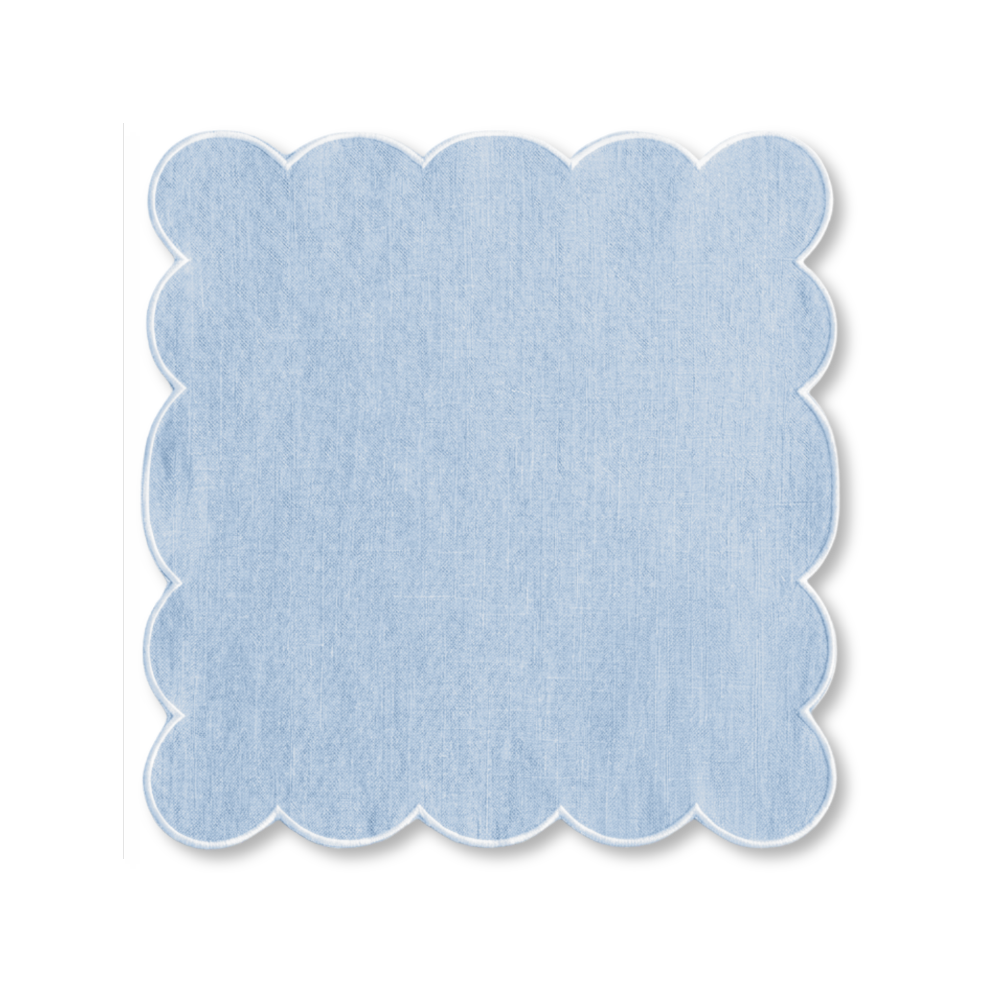 Blue Pressed Linen Placemat- Set of 4