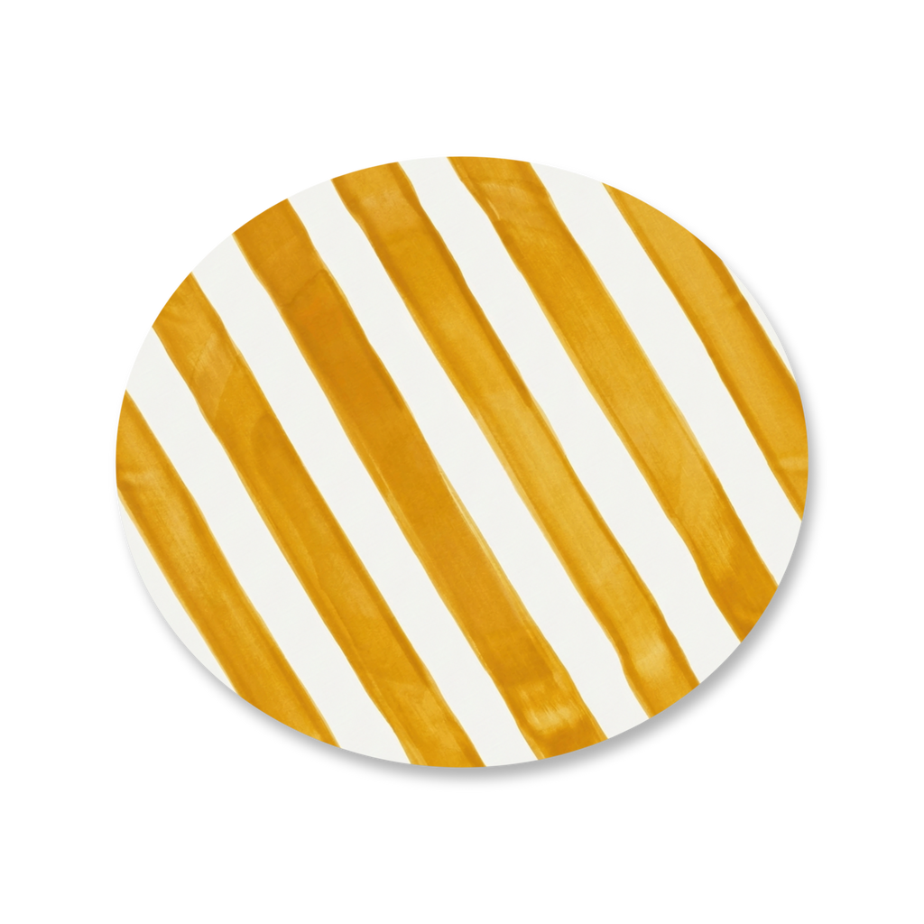 Citrus Oval Stripe Placemat- Set of 4