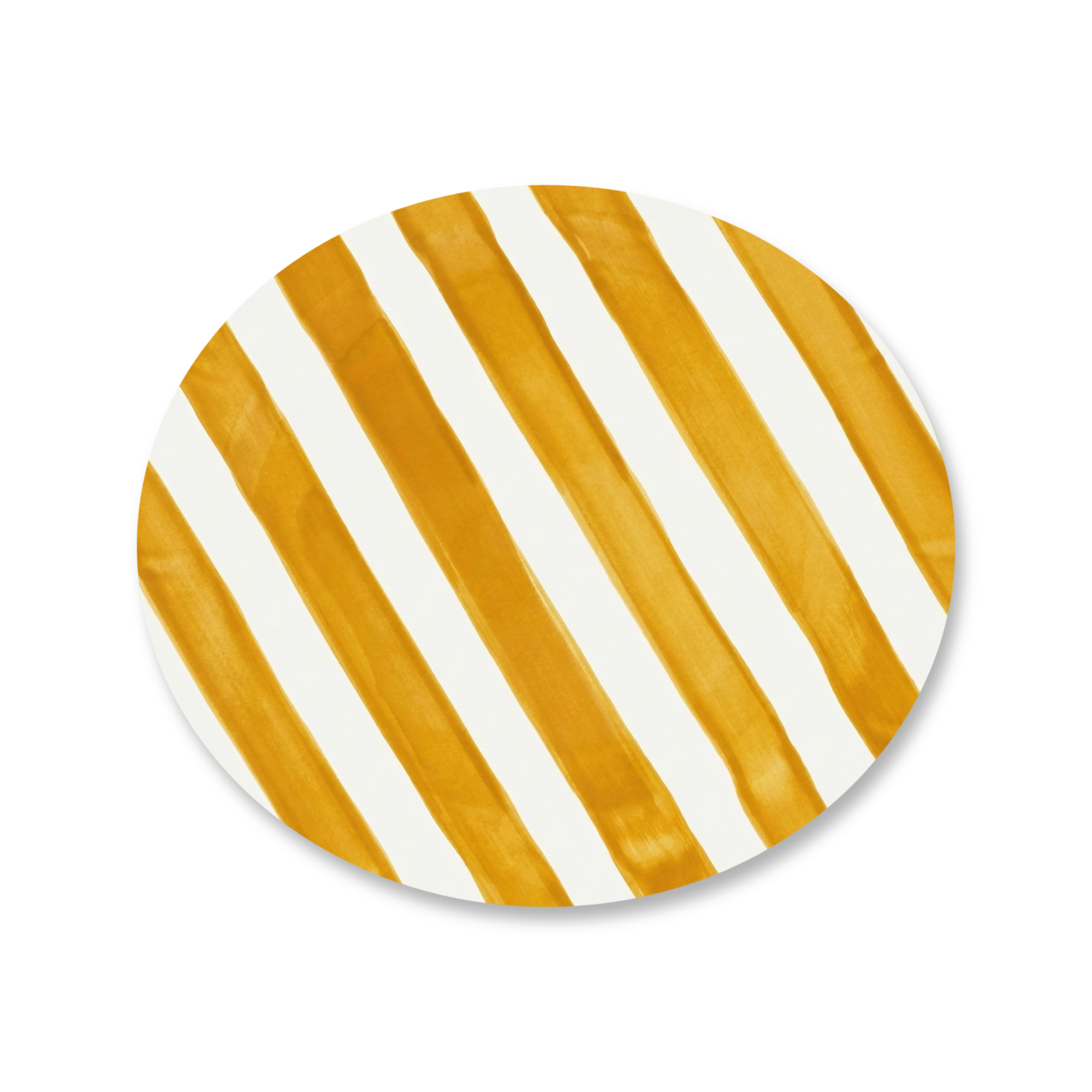 Citrus Oval Stripe Placemat- Set of 4