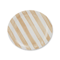 Beige Oval Stripe Placemat- Set of 4
