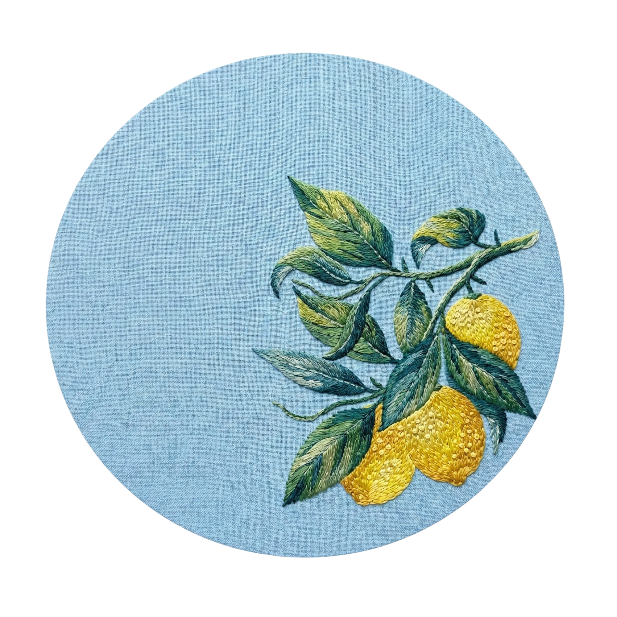 Lemon Embroidery Placemat- Set of 4 (Copy)