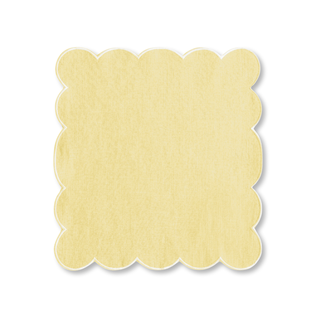 Yellow Pressed Linen Placemat- Set of 4