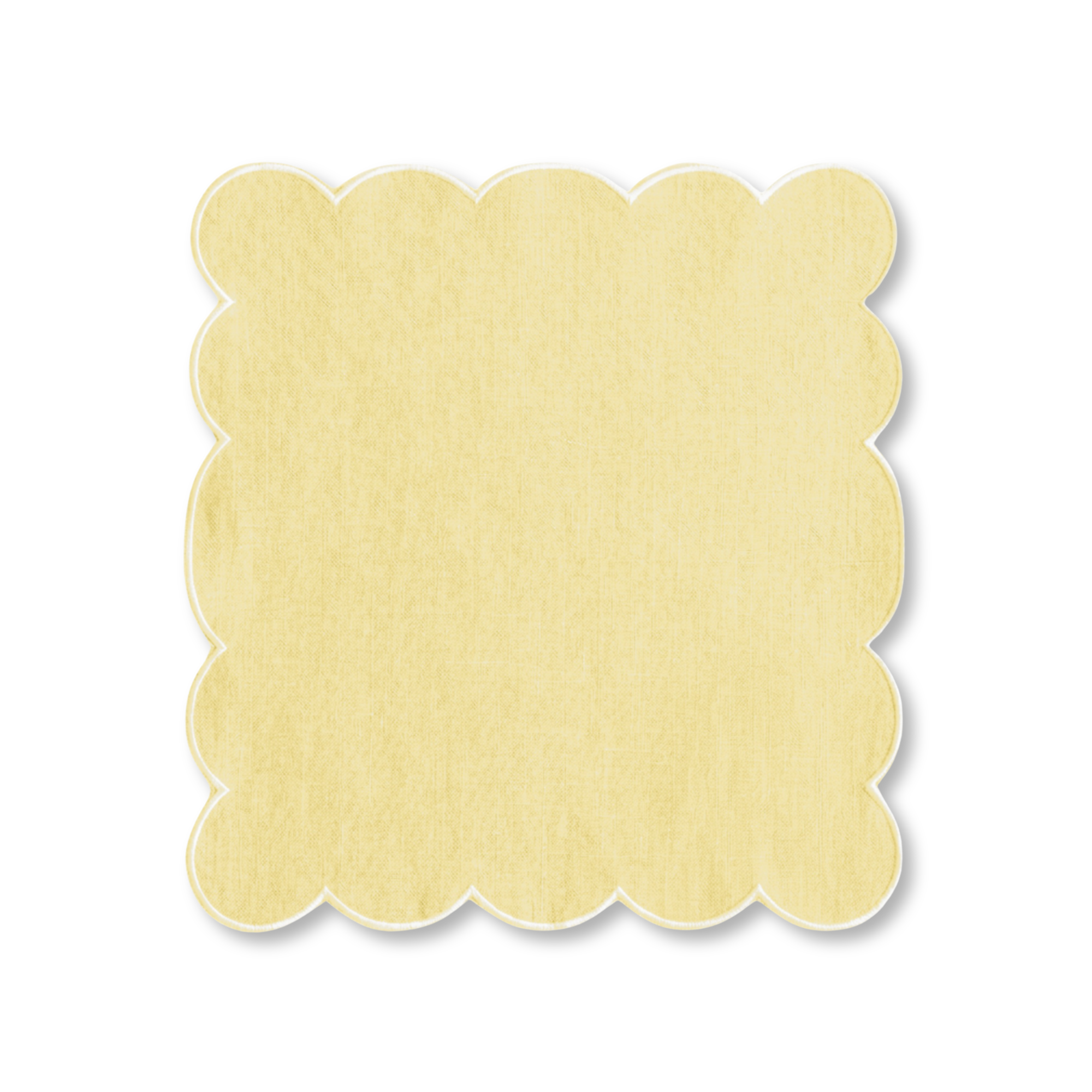 Yellow Pressed Linen Placemat- Set of 4