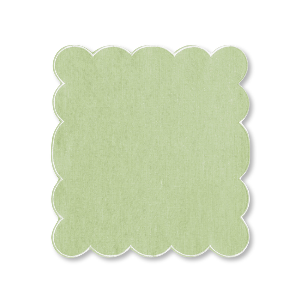 Green Pressed Linen Placemat- Set of 4