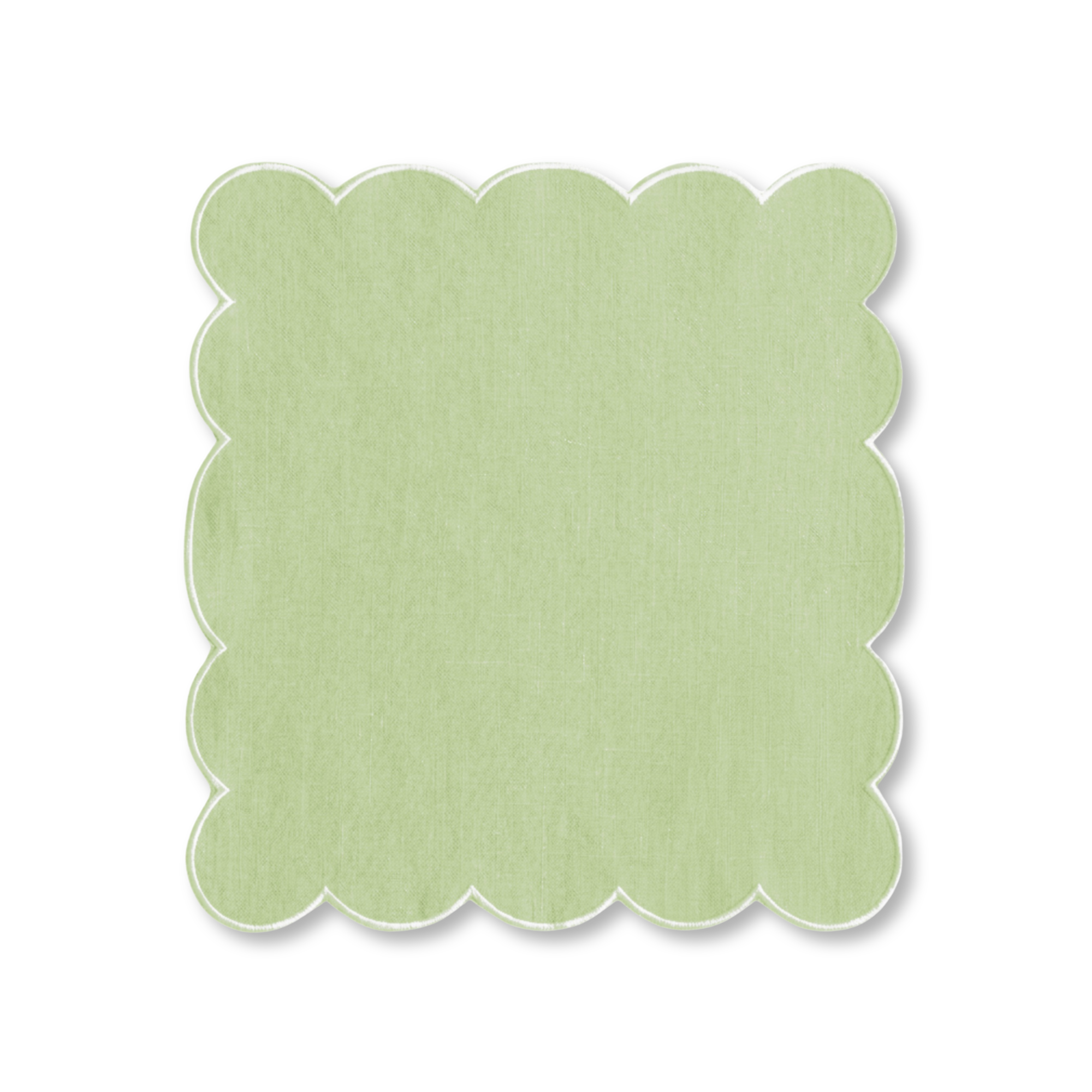 Green Pressed Linen Placemat- Set of 4