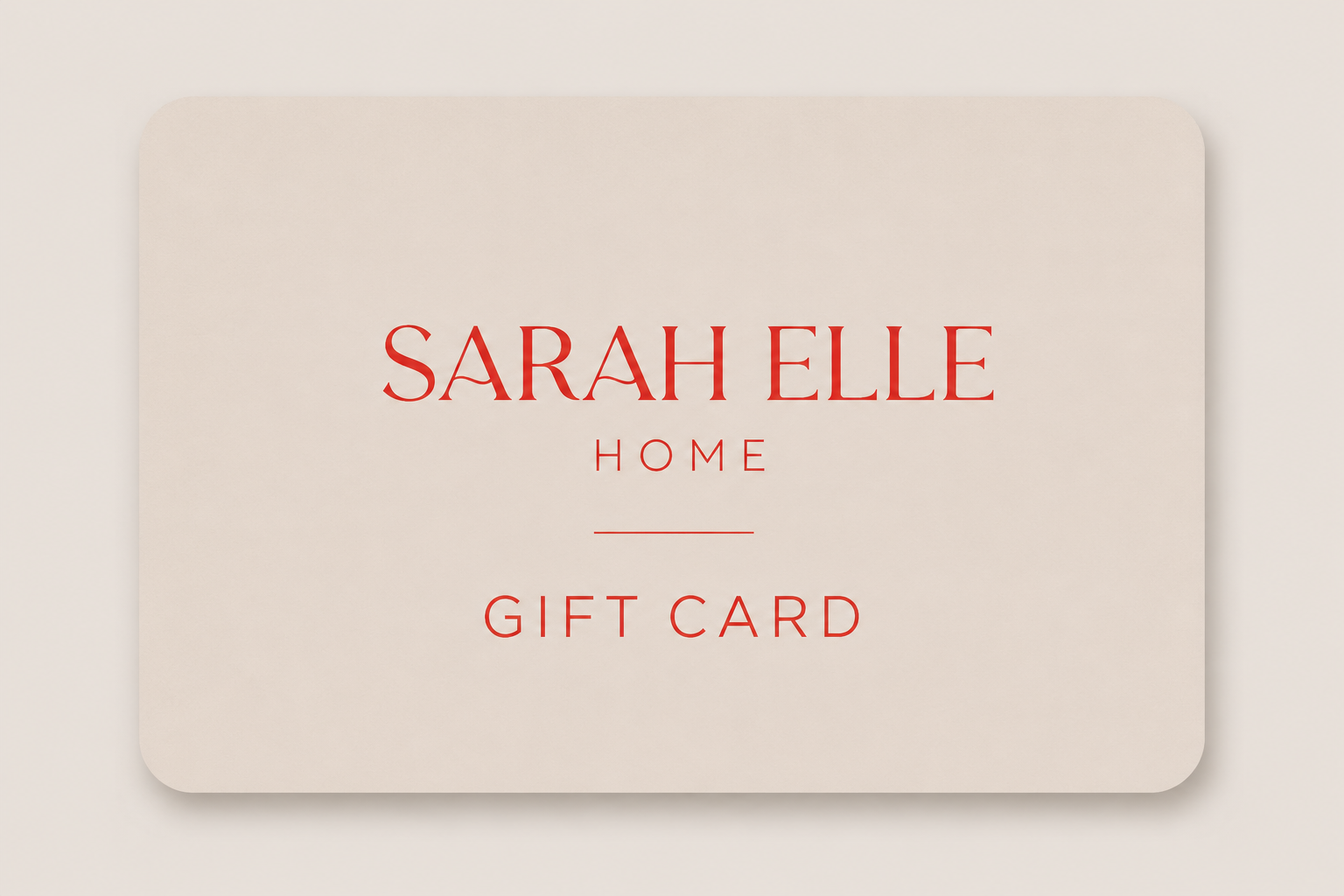 Sarah Elle Gift Card